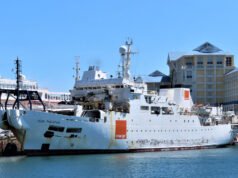 Internet cable repair ship sets sail