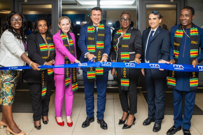First ITA Airways Flight Lands in Accra
