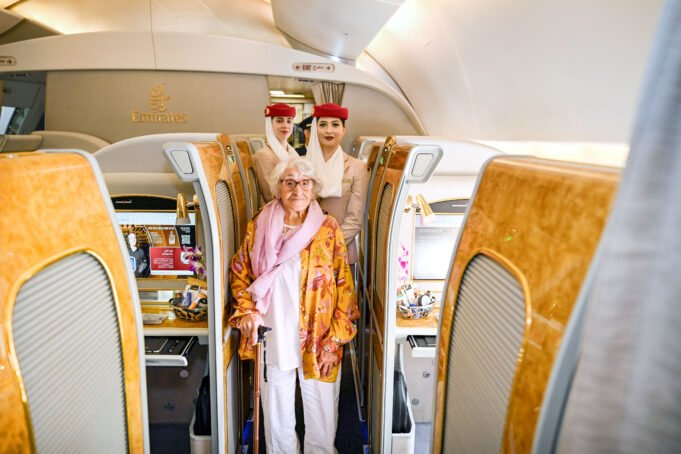 Emirates welcomes 101-year-old centenarian Rachida Smati onboard