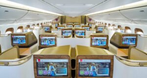 Emirates’ first retrofitted 777 aircraft takes off to Geneva