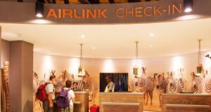 FLIGHTS ON SCHEDULE AFTER FIRE DAMAGES SKUKUZA AIRPORT TERMINAL ROOF