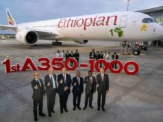 Ethiopian Airlines Welcomes Africa’s First A350-1000 Aircraft