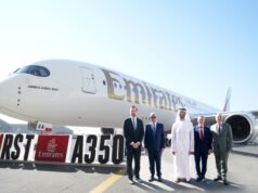 Emirates officially unveils first Airbus A350