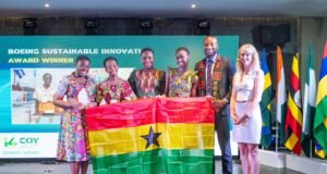 Boeing and JA Africa Award All-Girls Team from Ghana