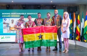Boeing and JA Africa Award All-Girls Team from Ghana