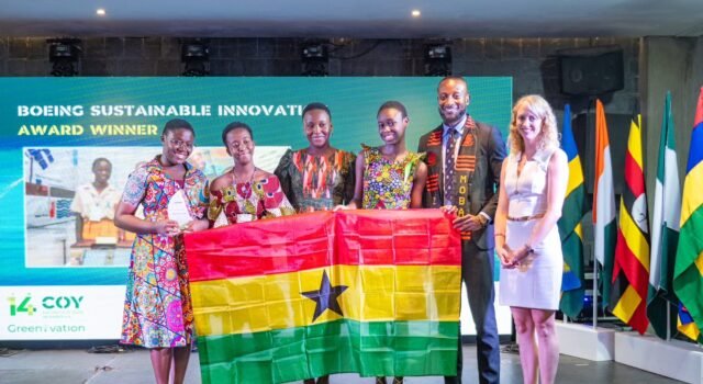 Boeing and JA Africa Award All-Girls Team from Ghana