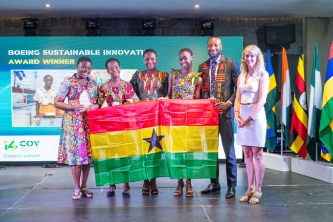 Boeing and JA Africa Award All-Girls Team from Ghana