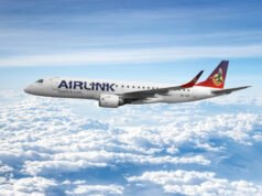 Airlink’s new Embraer E195-E2 aircraft enters service