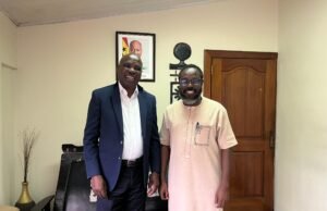 Tourism Expert Kwakye Donkor calls on GTDC CEO Prof. Kobby Mensah Tourism Expert Kwakye Donkor calls on GTDC CEO Prof. Kobby Mensah