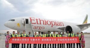 Ethiopian Expands Cargo Network in Asia with the Addition of Urumqi in China