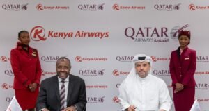 Qatar Airways and Kenya Airways Form a Strategic Partnership Qatar Airways Group Chief Executive Officer, Engr. Badr Mohammed Al-Meer and Kenya Airways Group Managing Director and CEO, Mr. Allan Kilavuka, signed a Memorandum of Understanding to form a strategic partnership entailing enhanced codeshare agreement and increased connectivity between Kenya and Qatar, as well as deeper cooperation across cargo, loyalty programmes, ground services, and more.