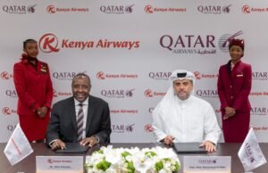 Qatar Airways and Kenya Airways Form a Strategic Partnership Qatar Airways Group Chief Executive Officer, Engr. Badr Mohammed Al-Meer and Kenya Airways Group Managing Director and CEO, Mr. Allan Kilavuka, signed a Memorandum of Understanding to form a strategic partnership entailing enhanced codeshare agreement and increased connectivity between Kenya and Qatar, as well as deeper cooperation across cargo, loyalty programmes, ground services, and more.