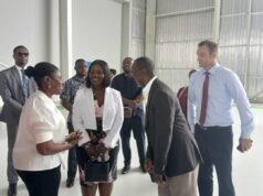 Century Aviation Confirms Ho Airport Service Plans Madam Dorcas Affo-Toffey, the Deputy Minister of Transport (Middle) in a chat with Essie Anno Sackey, the Director of Finance and Administration at Century Aviation (Left); Mr. Guy Thierry, Business Development and Promotions Manager- 3AMS-CELMS (right) ; and Robert Prentice, the Vice President of Africair, Inc., the representative for Cessna, (2nd right)