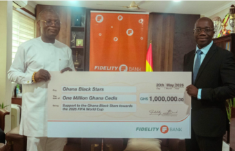 Fidelity Bank donates One Million to Black Stars World Cup Fund Fidelity Bank donates One Million to Black Stars World Cup Fund