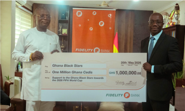 Fidelity Bank donates One Million to Black Stars World Cup Fund Fidelity Bank donates One Million to Black Stars World Cup Fund