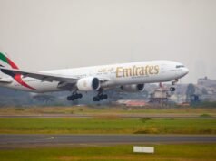 Emirates flight EK789 touches down in Accra Emirates flight EK789 touches down in Accra