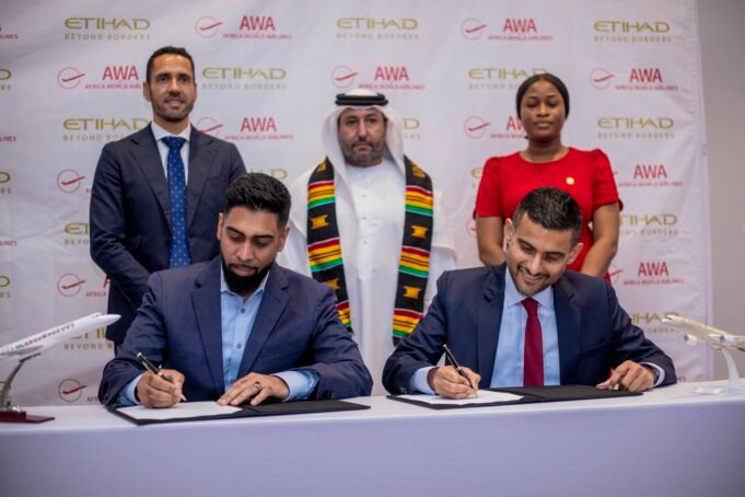 Etihad Airways and Africa World Airlines sign strategic partnership agreement
