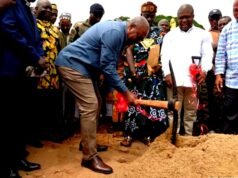 Mahama Cuts Sod for Juapong 24-Hour Economy Market to Boost Trade and Jobs Mahama Cuts Sod for Juapong 24-Hour Economy Market to Boost Trade and Jobs