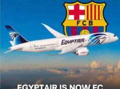EGYPTAIR and FC Barcelona sign a three-season partnership agreement EGYPTAIR and FC Barcelona sign a three-season partnership agreement
