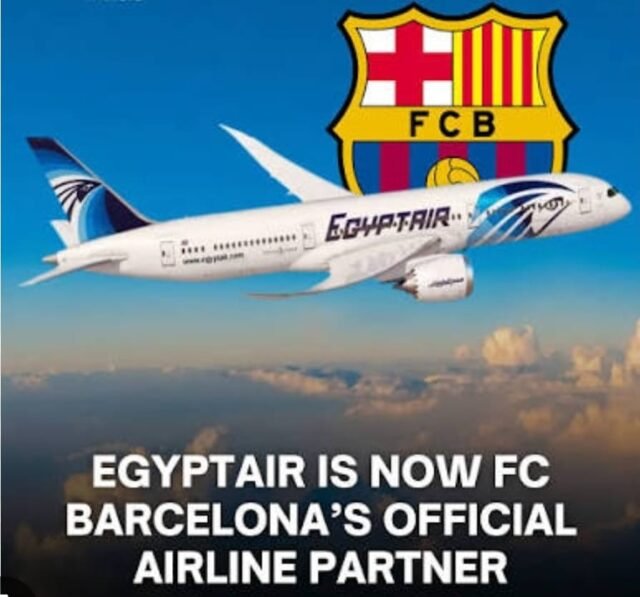 EGYPTAIR and FC Barcelona sign a three-season partnership agreement
