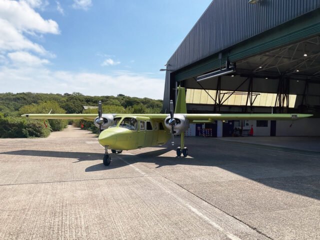 First Fully UK-Built Islander Since Repatriation Ready for First Flight First Fully UK-Built Islander Since Repatriation Ready for First Flight