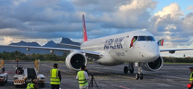 Airlink - inaugural flight lands in Mauritius -02 Oct 2026